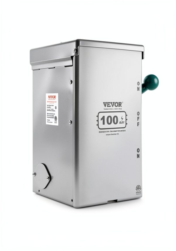Generator Transfer Switch VEVOR 100A Carbon Steel-6