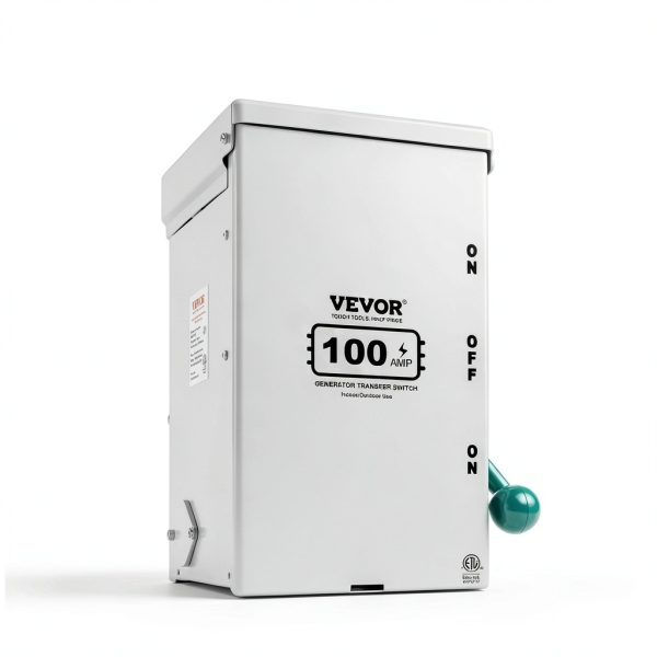 Generator Transfer Switch VEVOR 100A Carbon Steel-7