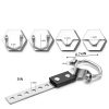 Geetery Exhaust Hangers Silver Universal-1