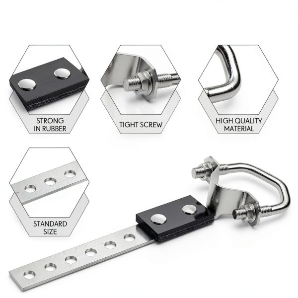 Geetery Exhaust Hangers Silver Universal-2