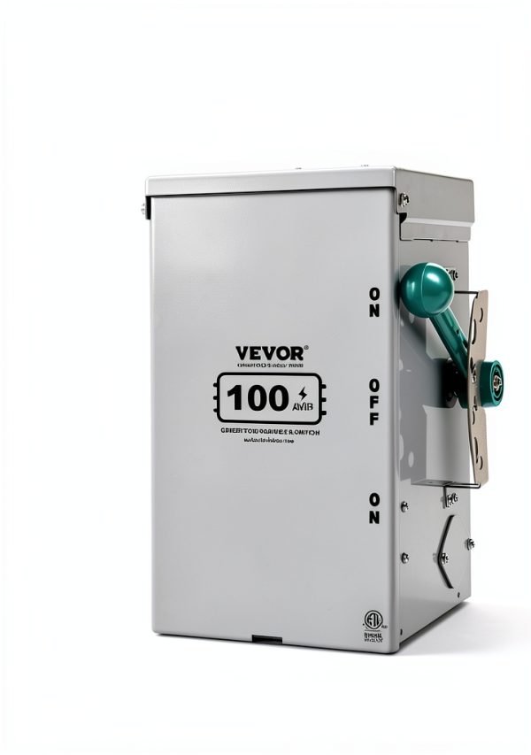 Generator Transfer Switch VEVOR 100A Carbon Steel-3