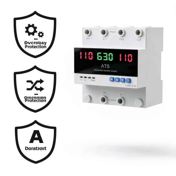 ATS 63A 2P Transfer Switch PA6 Durable Design-2