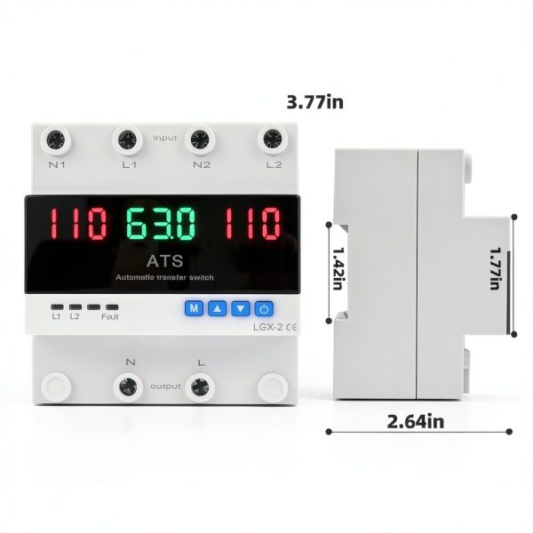 ATS 63A 2P Transfer Switch PA6 Durable Design-5