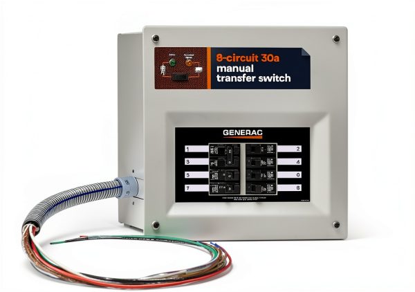 Generac HomeLink 6854 Manual Transfer Switch Kit 30‑Amp Aluminum PIB-0