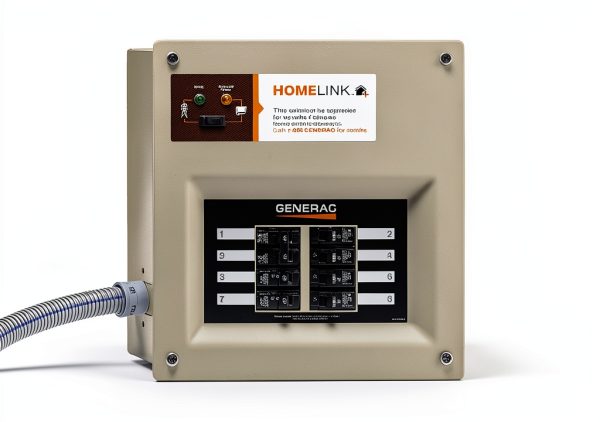 Generac HomeLink 6854 Manual Transfer Switch Kit 30‑Amp Aluminum PIB-5