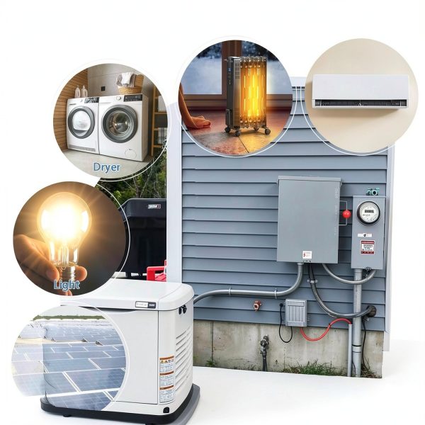 Manual Transfer Switch XMK 100A Aluminum Outdoor Generator-4