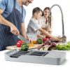 Knife Holder Mulikeer Drawer Organizer Holds 11 Knives Gray-4