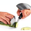 Stainless Steel Finger Guard 6PCS Kitchen Safe Knife Guard for Cutting-3