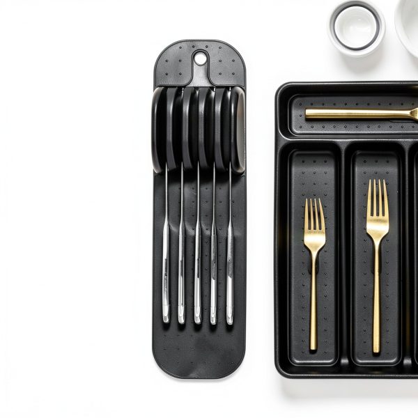 Knife Holder Madesmart Classic 5-Slot Small Knife Mat Carbon-1