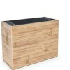 XXL Detachable Knife Block TREELLA Bamboo Wood Holder with Scissor-0
