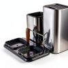 RedCall Kitchen Knife Holder Stainless Steel Counter Block Silver-2