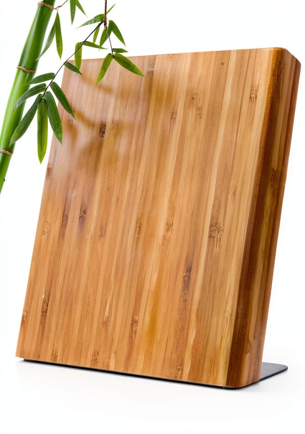 Magnetic Knife Block Without Knives By Coninx - Magnetic Knife Holder for Safe, Clean & Tidy Knife Storage - Bamboo Knife Rack Magnetic Stand for Cooking Utensils & More - Elegant Magnetic Knife Rack-0