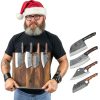 Walnut Magnetic Knife Holder COOLINA Elegant Double Side Magnet Knife-1