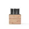XXL Detachable Knife Block TREELLA Bamboo Wood Holder with Scissor-2