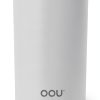 OOU Universal Knife Block Holder - Round Kitchen Knife Storage Unique Slot Design to Protect Blades, Space Saver Knife Organizer Detachable for Easy Cleaning, White-0