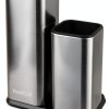 RedCall Kitchen Knife Holder Stainless Steel Counter Block Silver-1
