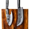 Walnut Magnetic Knife Holder COOLINA Elegant Double Side Magnet Knife-6