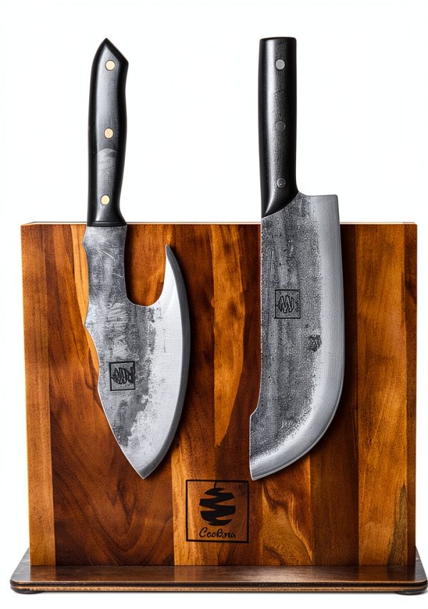 Walnut Magnetic Knife Holder COOLINA Elegant Double Side Magnet Knife-6
