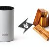 OOU Universal Knife Block Holder - Round Kitchen Knife Storage Unique Slot Design to Protect Blades, Space Saver Knife Organizer Detachable for Easy Cleaning, White-4