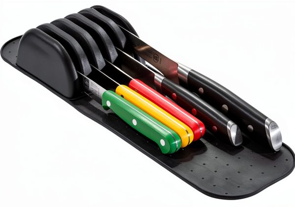 Knife Holder Madesmart Classic 5-Slot Small Knife Mat Carbon-0