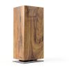 Magnetic Knife Block Dmore 360° Rotatable Acacia Wood Stand-4