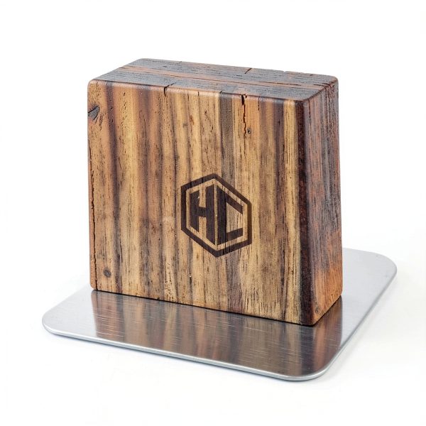 HexClad Magnetic Walnut Knife Block Holder with Enhanced Magnets-2