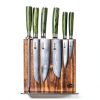 HexClad Magnetic Walnut Knife Block Holder with Enhanced Magnets-4