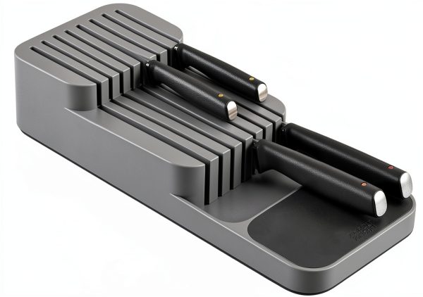 DrawerStore Knife Organizer by Joseph Joseph – 2‑Tier for 9 Knives-0