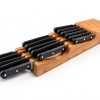 Bamboo Knife Block by Bellemain – 16 Slot Drawer Organizer, Brown-2