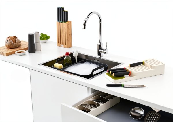 DrawerStore Knife Organizer by Joseph Joseph – 2‑Tier for 9 Knives-4