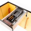 DrawerStore Knife Organizer by Joseph Joseph – 2‑Tier for 9 Knives-3