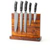 Magnetic Knife Block Acacia Wood Brooklyn Cutlery MKBAC Sharpener-1