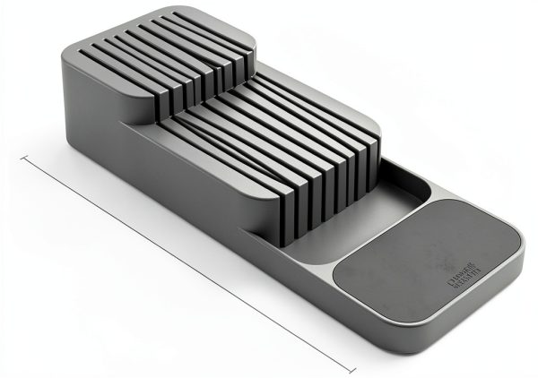 DrawerStore Knife Organizer by Joseph Joseph – 2‑Tier for 9 Knives-5