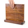Magnetic Knife Block Acacia Wood Brooklyn Cutlery MKBAC Sharpener-4